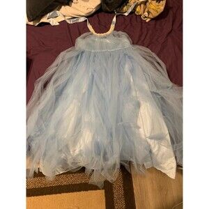 Girls Princess Tulle Mesh Dress 8Y Flower Girl Birthday Party Gown Girls Dress